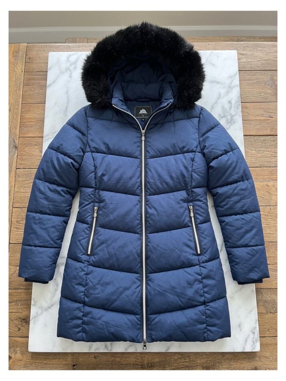 Women's Long Puffer Jacket Hooded Zip Up Winter Coat